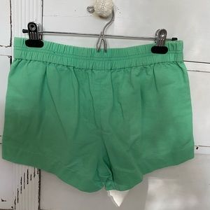 Green size 2 J. Crew shorts
